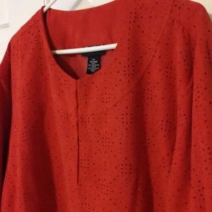 Maggie Barnes Burnt Orange Lightweight Jacket